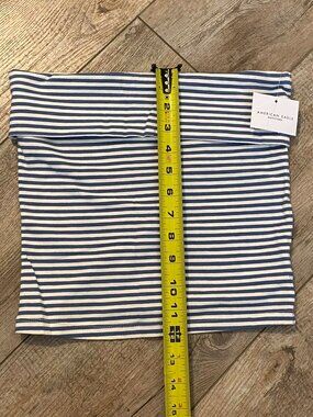 Women’s Tube Top, American Eagle NWT Blue/White Striped Strapless Shirt, Size XS